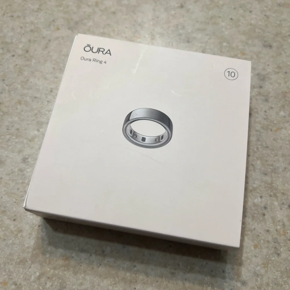 Oura Ring Generation 4 Size 10 - Silver
